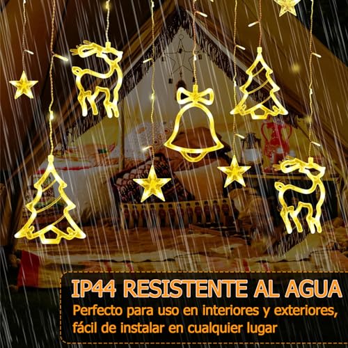 Consejos y comparativas para Comprar Luces de cortina para ventanas navideñas los mejores 10. 17 Imagen adicional