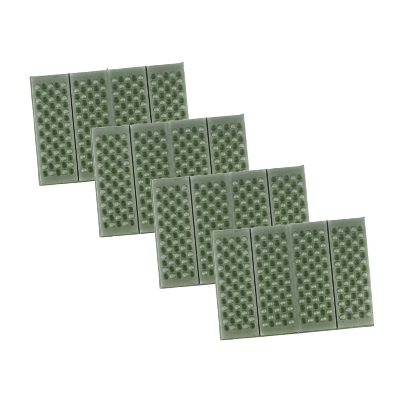 Abaodam 4Pcs Lightweight Folding Xpe Cushion Mats with Storage Bag for Outdoor Camping Picnics and Parks Resistant Cold Resistant Comfortable Seating