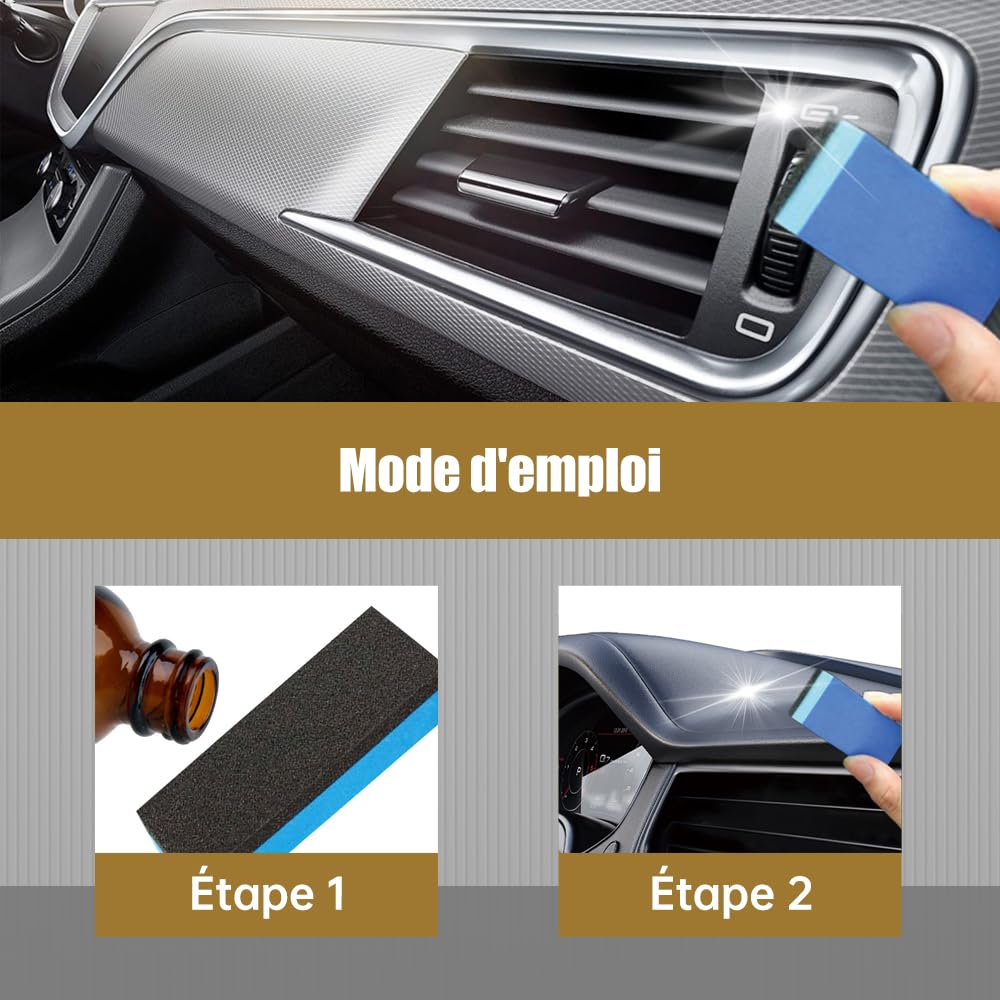 Rénovateur Silicone IPONE Plastic Shine Renovator Entretien Plastique Moto 750 - Auto