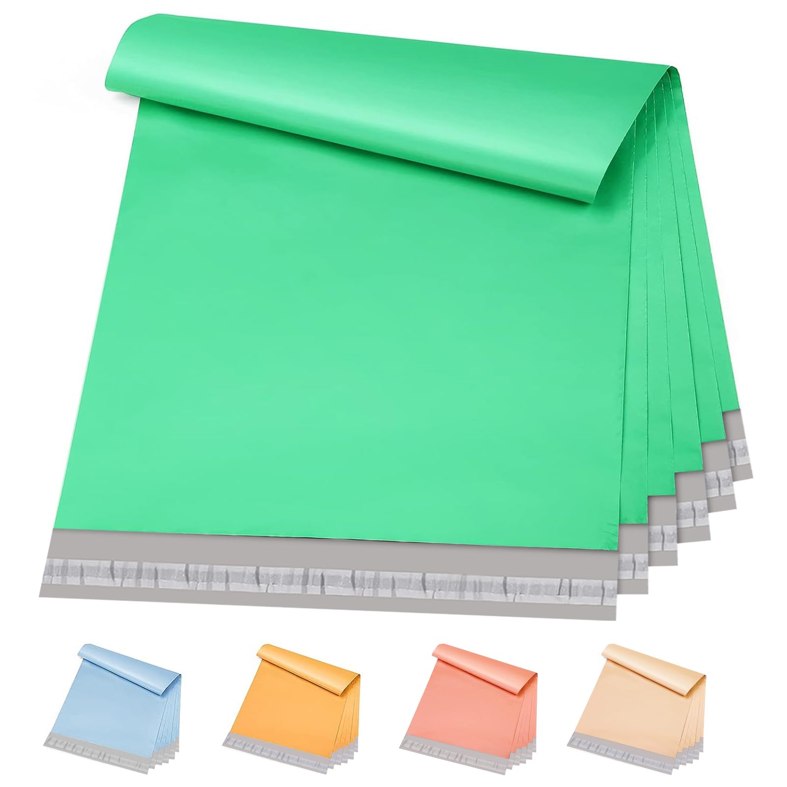 Metronic Poly Mailers Bags Large Shipping Bags 14.5x19 100 Pcs Green