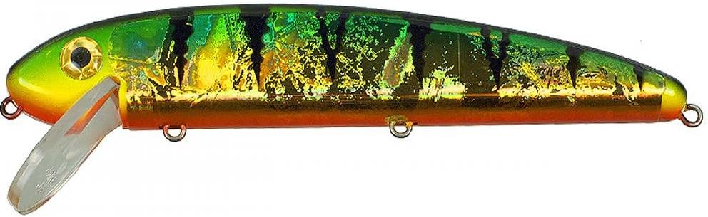 Musky Mania Jake, Big Flash Fire Perch, 8-Inch