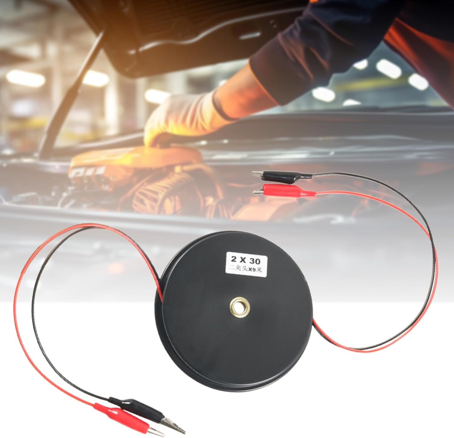 ABS Leads Triple Alligators Clip Vehicle Electrical Systems Check Tool 18 Gauge Wire with Alligators Clip Retractable Leads with Alligators Clip