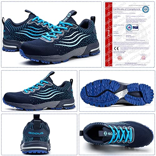 Steel Toe Shoes for Men Women Lightweight Safety Shoes Comfortable Cushion Steel Toe Sneakers Indestructible Work Shoes4