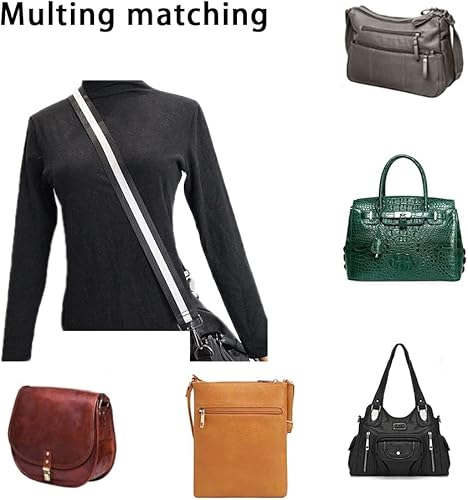 Miniatura 5 de Correa de repuesto para bolso, correa ancha para el hombro, correas de lona ajustables, correas de repuesto para bolso