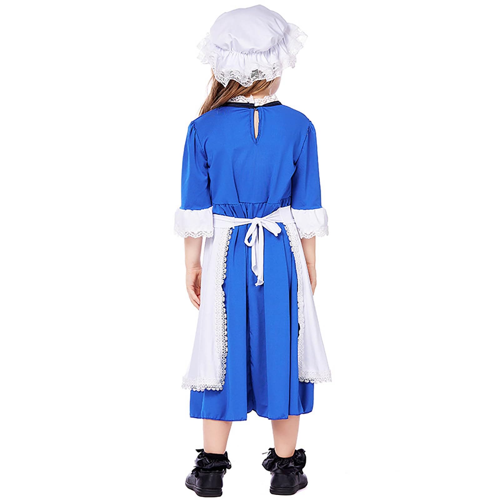 Generisch Vestito da bambina per feste, cosplay, performance, abbigliamento quotidiano per bambini e adolescenti