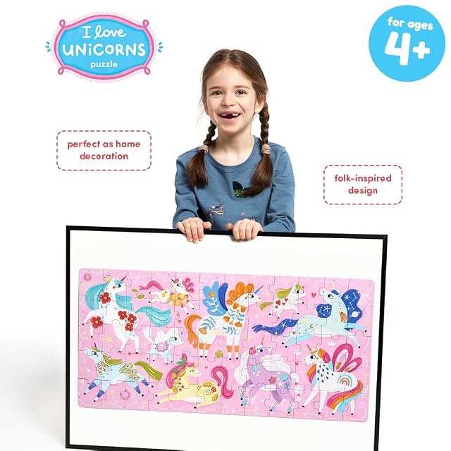Foto 5 de 8 de Rompecabezas de Suelo para niños I Love Unicorns