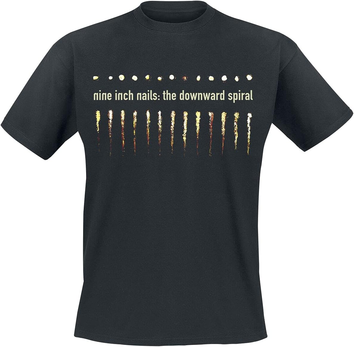 Nine Inch Nails Tシャツ The Downward Spiral Camiseta Downward Spiral Negro: Amazon.es: Moda