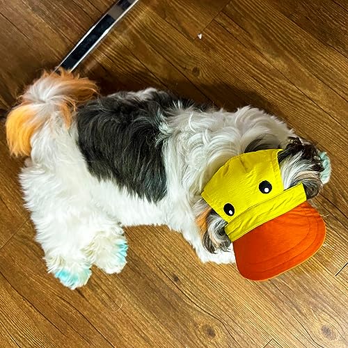 Image of Dog-O-Bow Duckie Baseball Cap for Dogs | Stylish, Durable & Comfortable Cap (Medium)