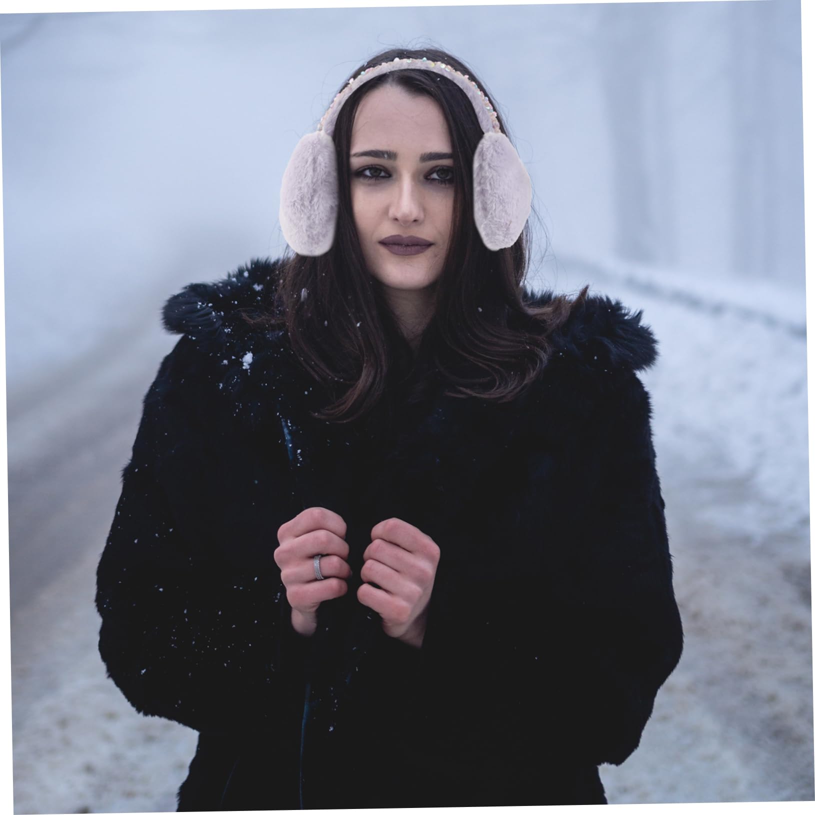 4piezas Earmuffs Unisex De Invierno Diseño De Protección Térmica Para Orejas Para Actividades y Fríos Color Aleatorio