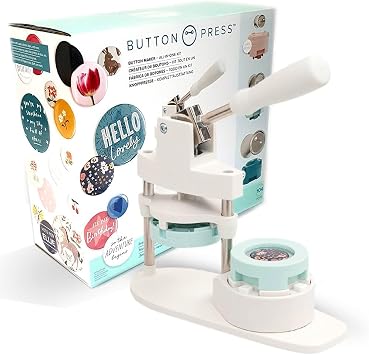 We R Memory Keepers Button Press Bundle-104 Pieces