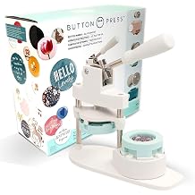 We R Memory Keepers 661104 Button Press Bundle All-In-One Kit White