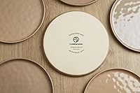 Vista 5 de famiware Mars 6 piezas de platos de cena, juego de platos de 10.25 pulgadas, resistentes a las rayaduras, vajilla de gres para cocina, platos