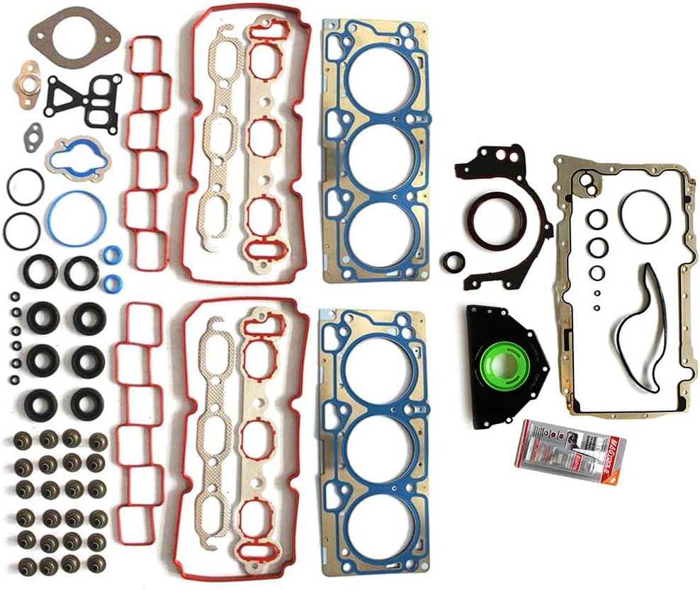 Full Engine Gasket Set Fit for Chrysler 300 3.5L,for Dodge Avenger 3.5L OE Replacement HS26208PT-2,HS54372A