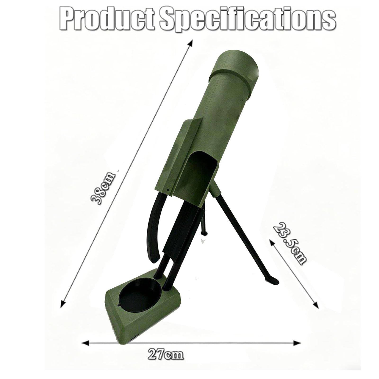 Bierflaschenöffner im Mörserstil, Ein-Klick-Auswurf, geeignet als Tischdekoration(Green,27 * 23.5 * 38cm)