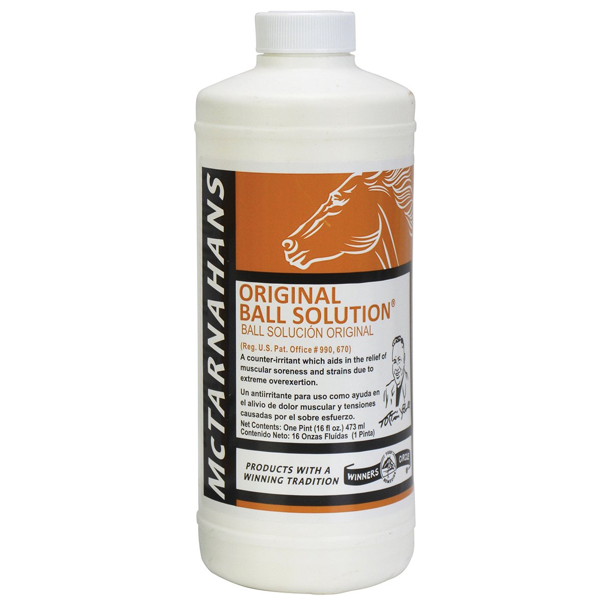 McTarnahans Ball Solution, Horse Liniment, 16 oz Sports