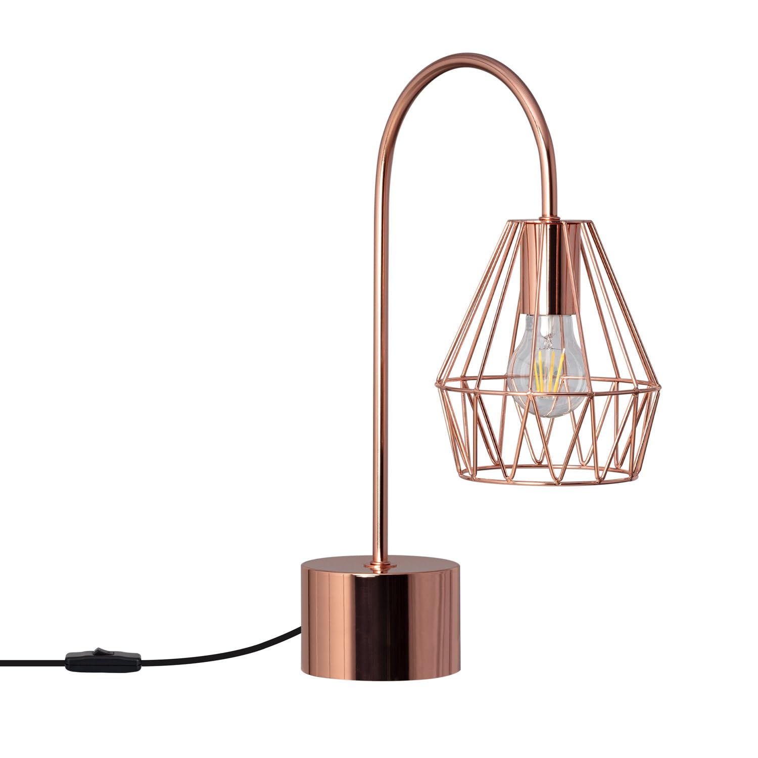 LEDKIA LIGHTING Lámpara de Mesa de Metal Fugalaau Decoración Salón, Habitación, Dormitorio