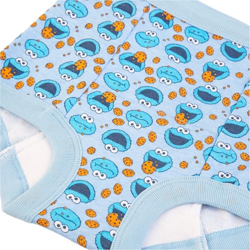Image of Sesame Street Unisex Toddler Potty Training Pants with Elmo, Cookie Monster and Big Bird with Stickers & Success Chart