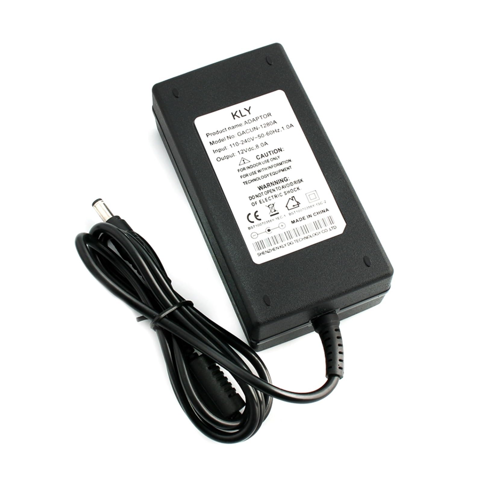AC 110V 220V DC à 12V adaptateur secteur 1A 2A 3A 5A 6A 8A 12 volts adaptateur alimentation convertisseur chargeur lampe à LED lumière (Color : 12V 5A, Size : US Plug)