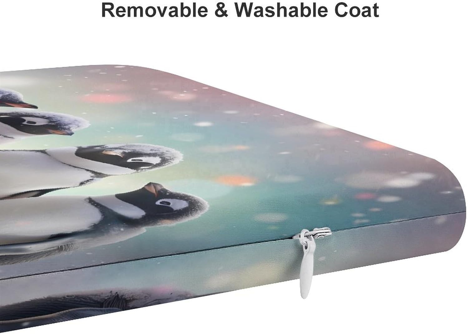 Penguin Birds Floor Pillow Meditation Yoga Cushion Square Chair Cushion Pillows Seating for Adults