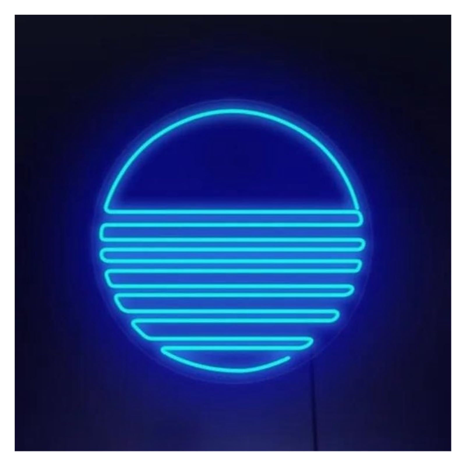 Lemst B Signs Lamp Vaporwave Neon Sign Light Dimmable Us Powered For Edroom Kid Room Ar Party Game Room Home Wall Art Decor 38Cmx38cm(B)