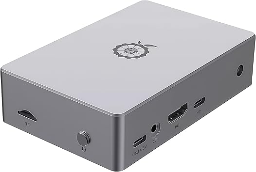 Orange Pi 5 Single Board Computer with RK3588S, 4GB/8GB/16GB RAM, PCIE Module, External SSD Support, 5V 4A Power Supply, Metal Case, Android Debian OS (16GB Single Board +Power+Case)