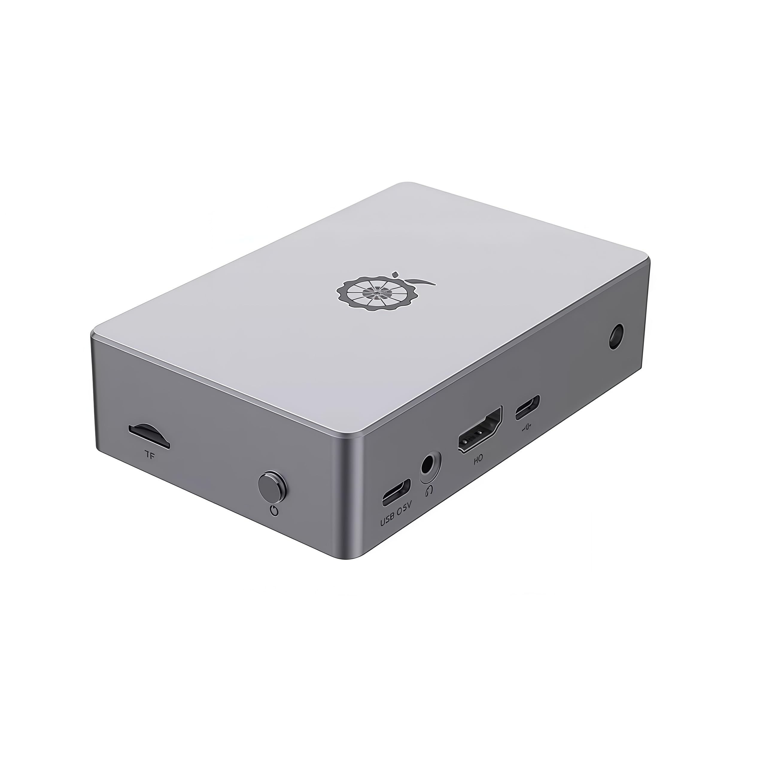 Pomarańczowy komputer jednopłytkowy Pi 5 z RK3588S, 4 GB/8 GB/16 GB RAM, moduł PCIE, zewnętrzna obsługa SSD, zasilacz 5 V 4 A, metalowa obudowa, Android Debian OS (pojedyncza płyta 16 GB + zasilanie +