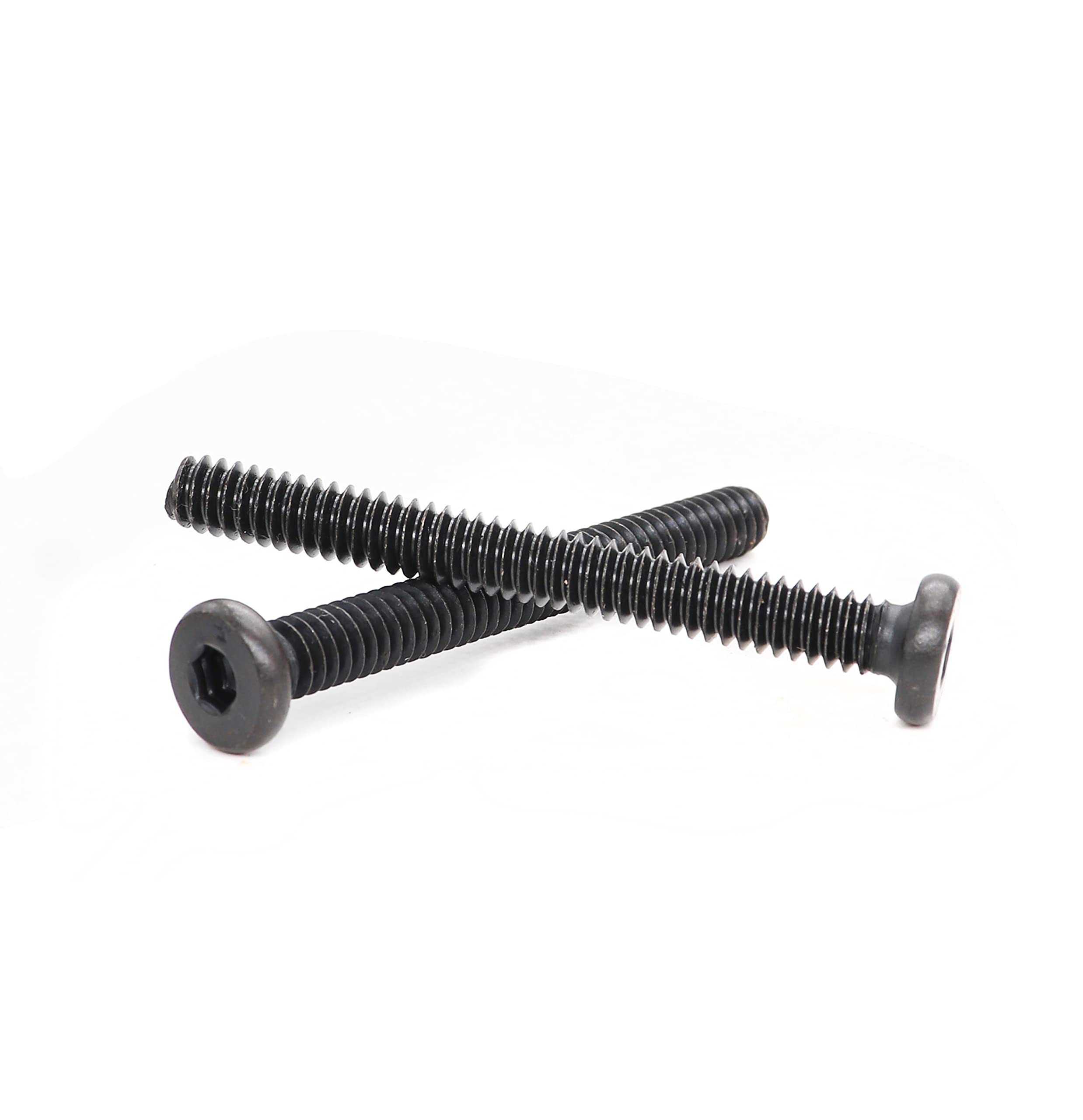 cSeao 10pcs Black 5/16-18 x 3-1/2" Socket Cap Screws Allen Head Bolts with One Hex Key