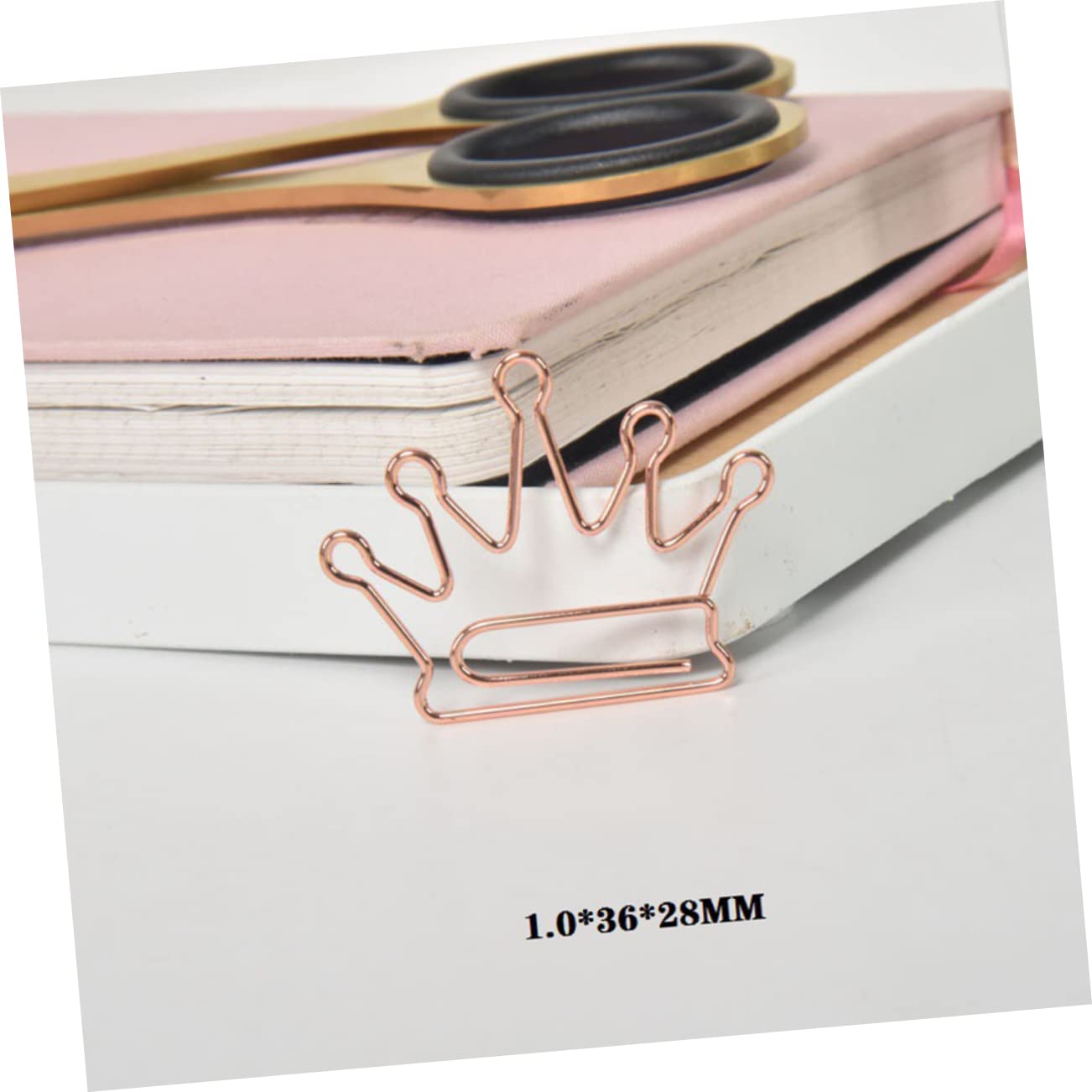 150stücke Kreative Krone Papierklammern Roségold Dekorative Lesezeichen Für Büro Und Schule Vielseitig Einsetzbar Als Dokumentenhalter Und Geldclip Für Partys Und