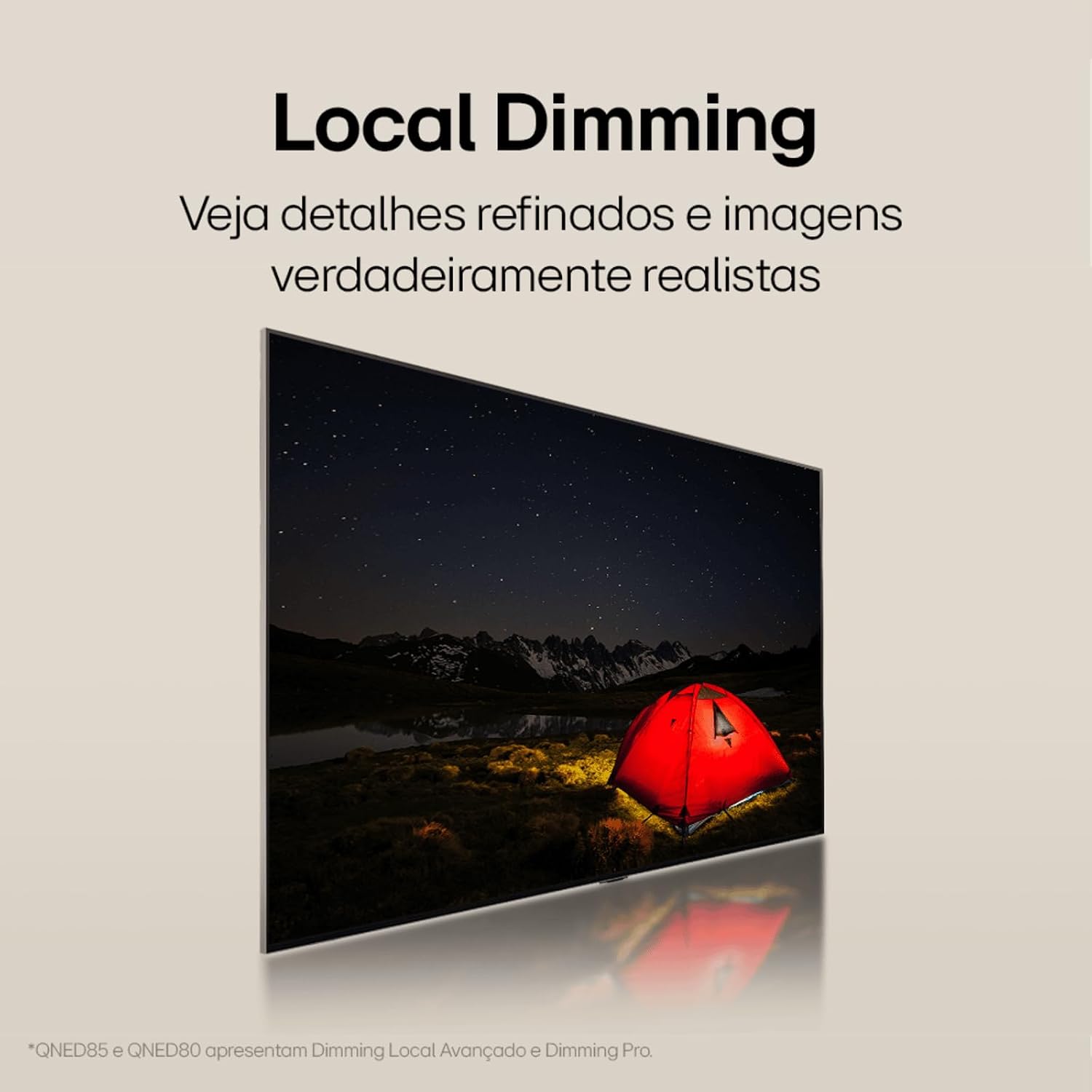 Smart TV LG 65" 4K QNED processador a8 AI, 120Hz, Design Super Slim, FreeSync e webOS 24-65QNED85TSA