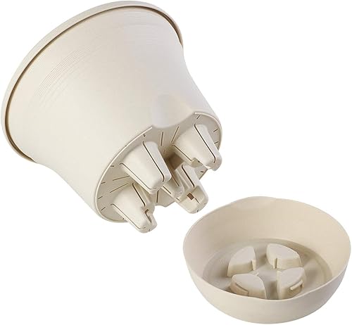 Miniatura 6 de Juego de 4 macetas de agua T4U para contener plantas para larga duración, contenedor profundo, maceta para plantas de casa, flores, hierbas,