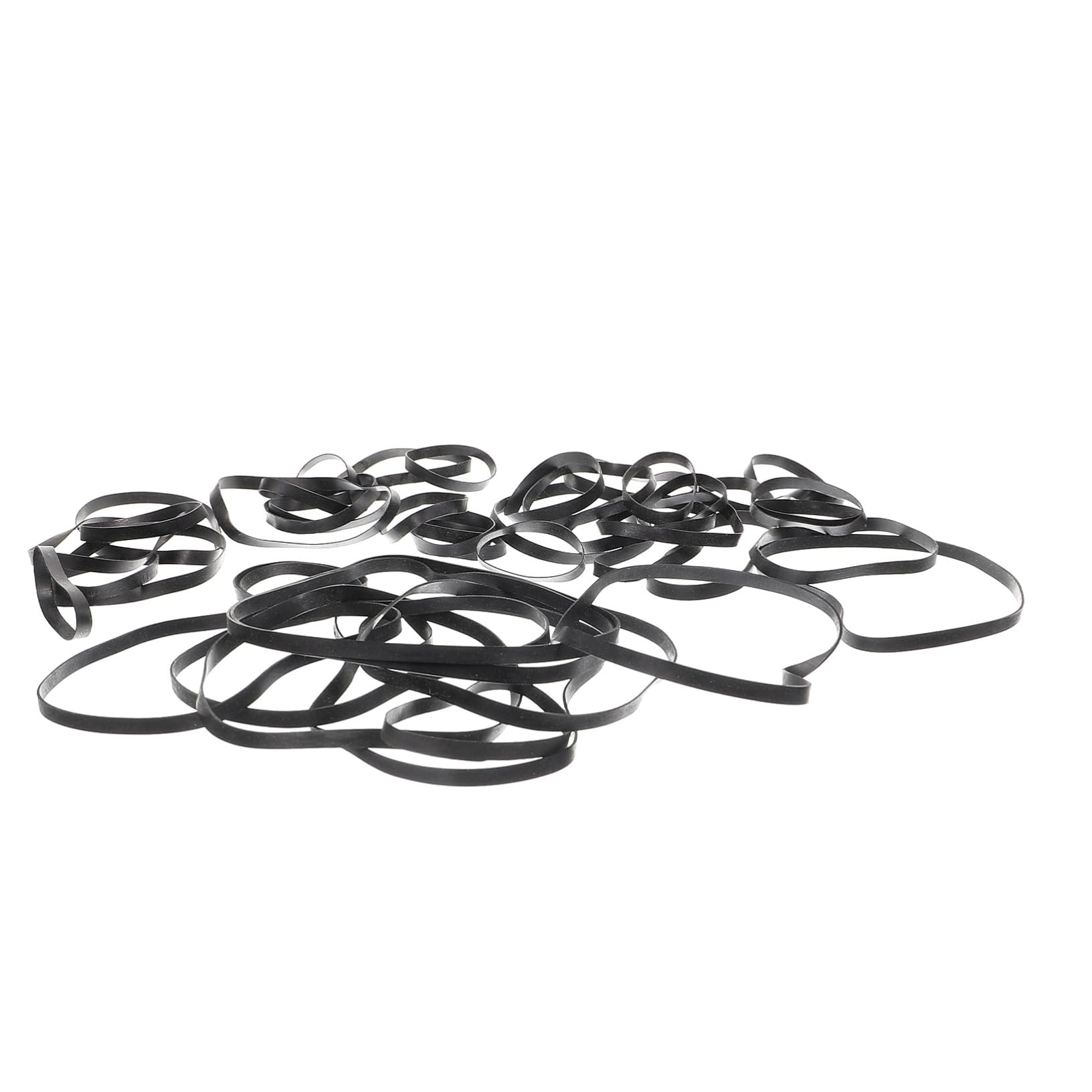 50 pezzi Cinghie in Gomma per Registratori Cassette Piatte Resistenti Kit Ricambio per Lettori Videoregistratori e Dvd Drive Cinghie Anti-deformazione per Uso Quotidiano e