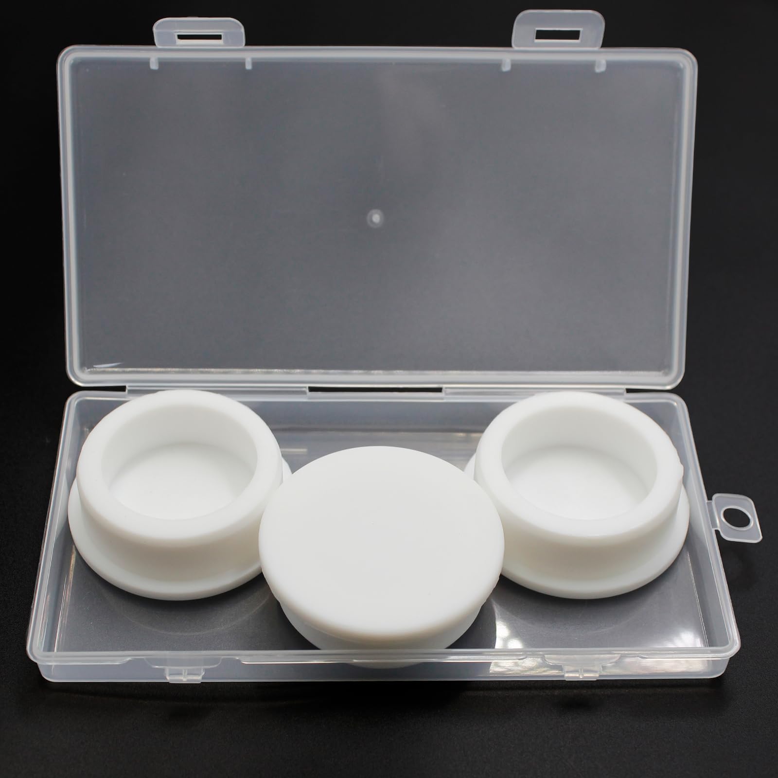 3 Pcs 46.3 mm/1.83 in Silicone Rubber Plug for 45.3 mm Round Holes
