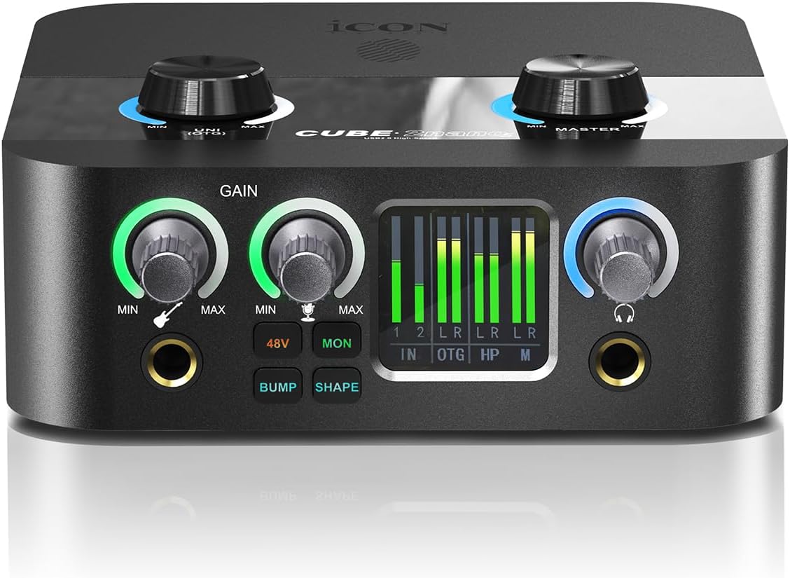iCON Cube 2 Nano S USB Audio Interface with OTG for Streaming & Podcast