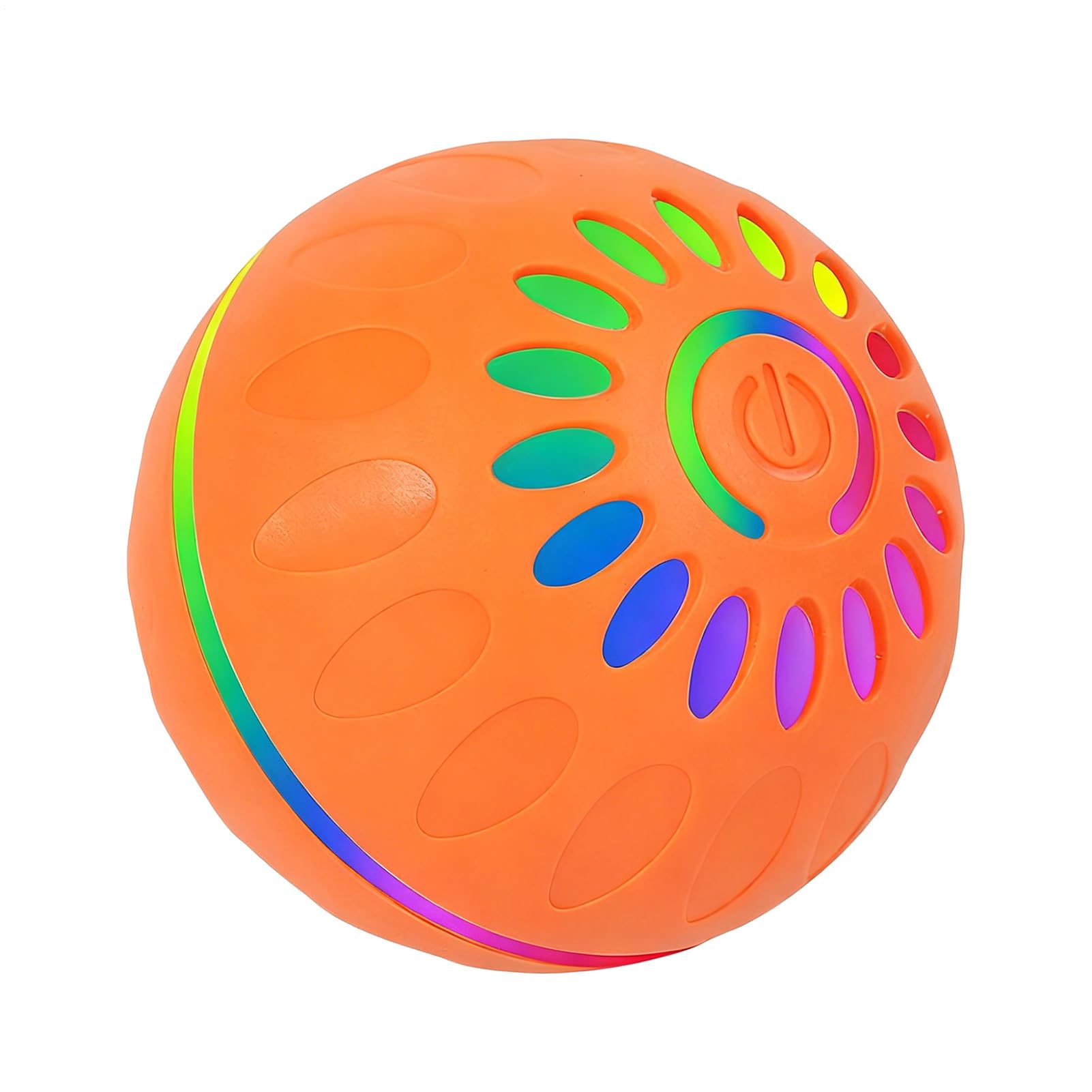 Interactive Dog Balls Durable Automatic Bouncing & Vibrating Dog Toys Moving Balls with LED Lights for Doggy Puppy Kitten Medium Large Indoor Outdoor