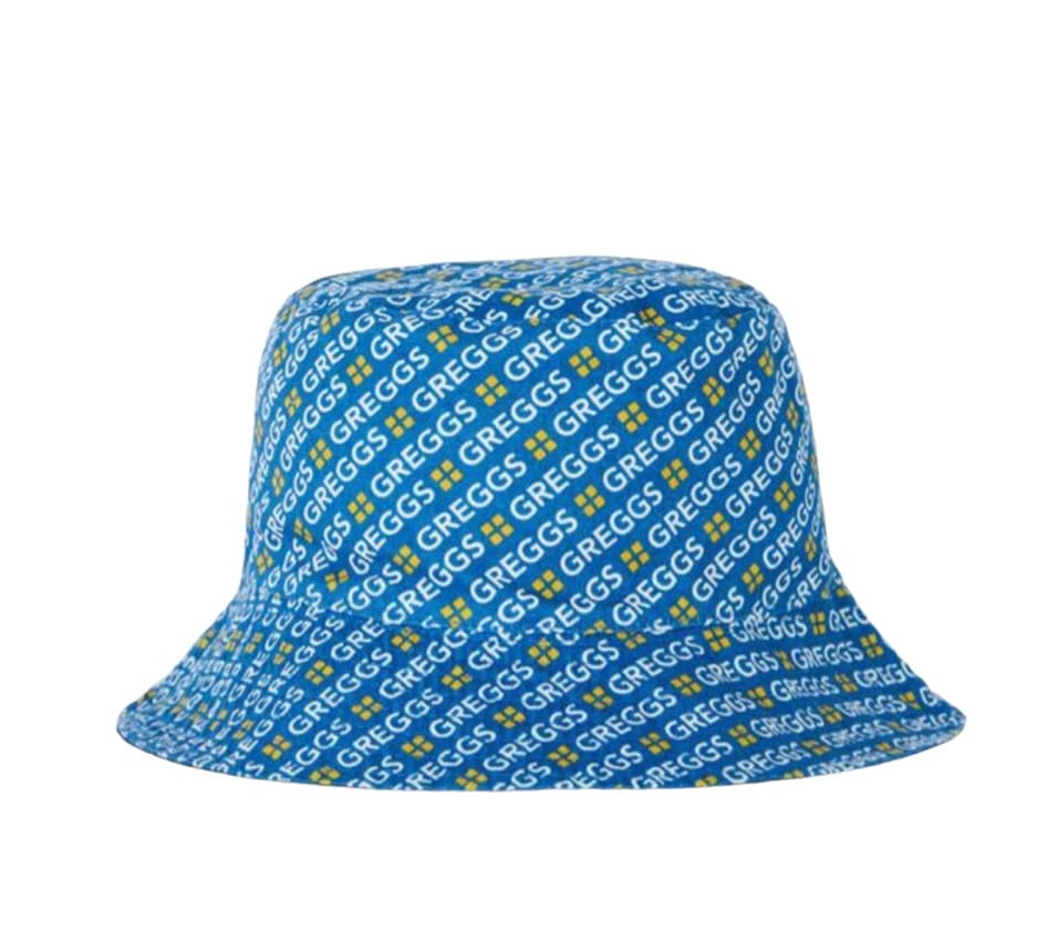 Buy Greggs Logo Bucket Hat Reversible Primark (One Bucket Hat) Blue