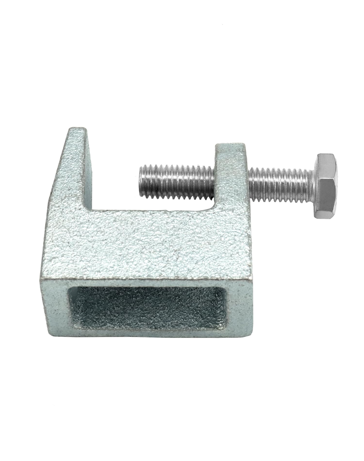 QWORK® 10 piezas soporte de abrazaderas para vigas, acero galvanizado, M12 (12 mm), para construcción de puentes, ingeniería de construcción