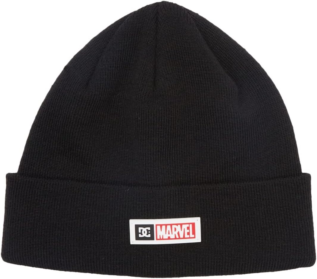 DC Men's Deadpool Marvel Beanie, Black, One Size