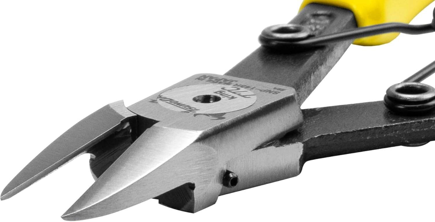 Tsunoda, SNP-145R Slim-type Diagonal Cutter for Plastics (6-Inch Round)