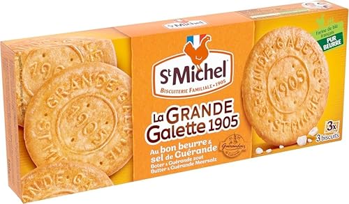 St Michel La Grande Galette Salted Butter, 5.3 Ounce (Pack