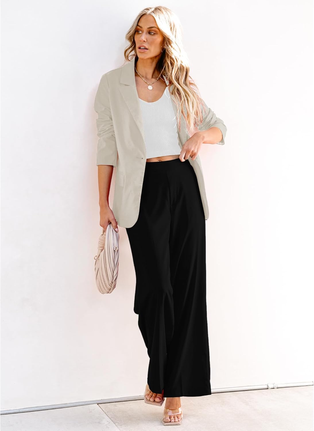 luvamia Blazers for Women Business Casual Dressy Work Fashion Lightweight Spring Summer Linen Unlined 2025 Suit Jackets - Image 7