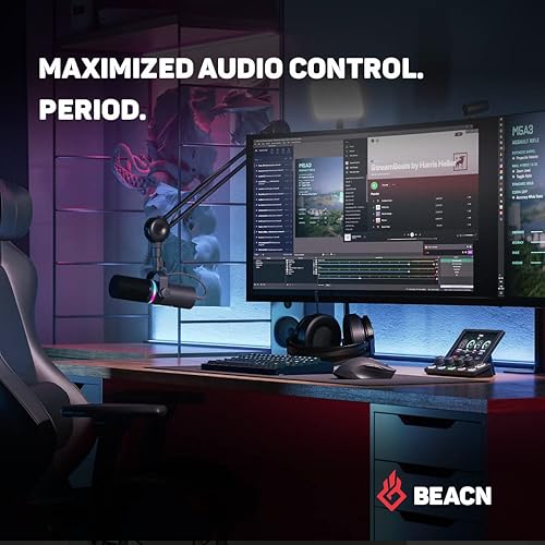 Miniatura 6 de BEACN Mix Create Audio Interface  Mezclador de audio USB C de Windows para creadores de contenido  Control de volumen para transmisiones de Twitch y