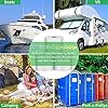 Rapid Dissolving RV Toilet Paper Septic Safe, Camping Toilet Paper Biodegradable 9 Mega Rolls, 500 Sheets, 3 Ply RV & Camper Accessories for Travel Marine, Camp, Boat and Motorhome (Inches, 4 x 4)