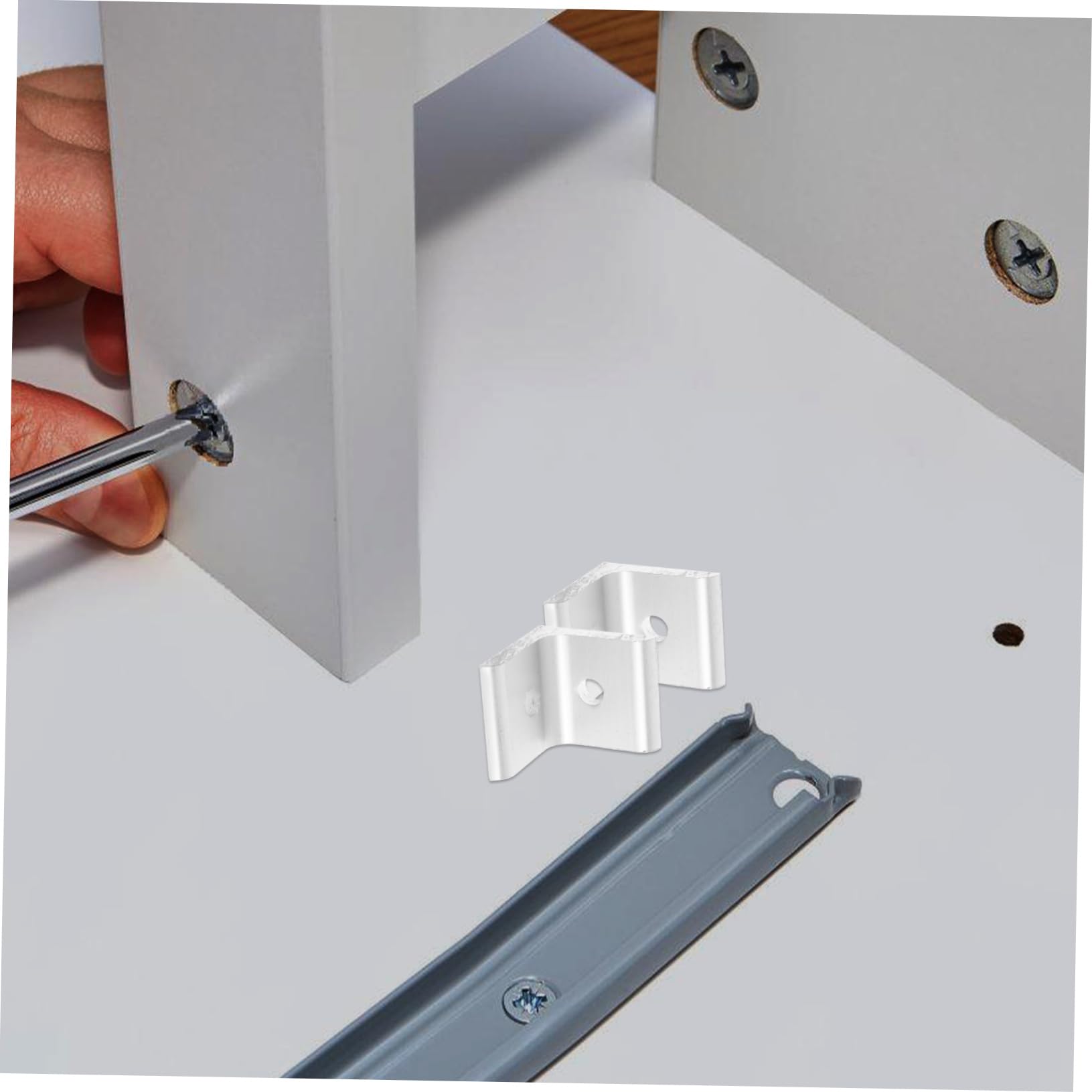 Aluminium Inneneckwinkel 4040 25 Stück aus Aluminium L-verbindung | Silber, für Industrie und Bauprojekte, Geeignet für Heimwerker und Laien