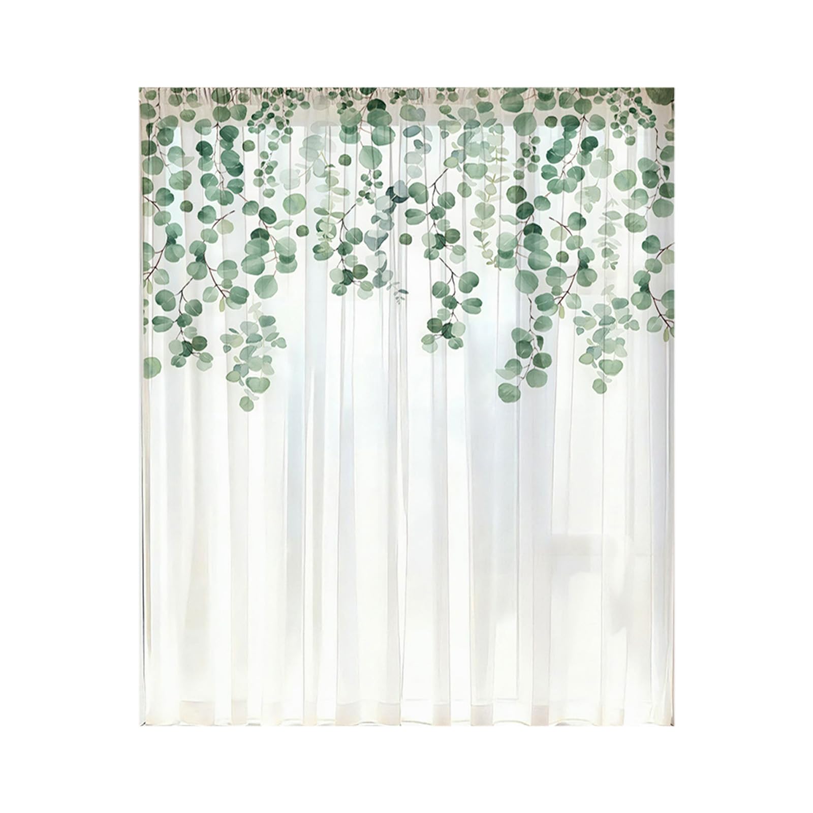Tsophreniq Any Season Sheer Window Curtain Providing Continuous Natural Light with Enhances Privacy for Home Decoration Living Room Curtains