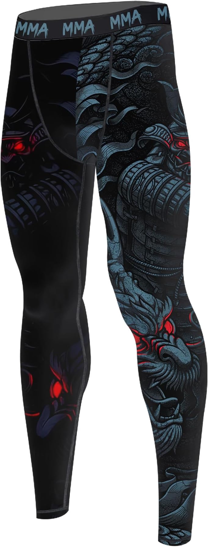 Men's Compression Pants Active Athletic Quick Dry Base Layer Leggings Spats for BJJ Running Gym Yoga MMA