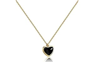 Black Heart Pendant Necklace: A Captivating Symbol of Love