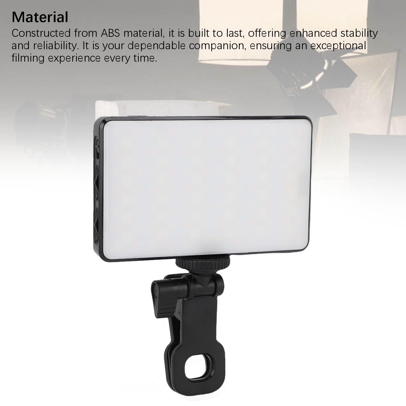 Bewinner Luz de Relleno LED RGB Recargable Regulable para Fotografía