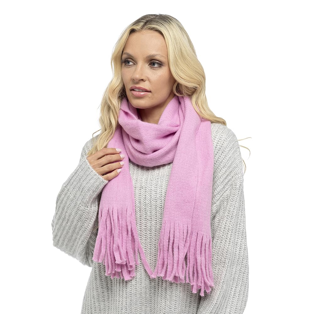 Undercover Ladies Plain Scarf GL1012 Light Pink