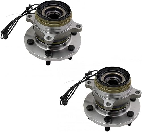 Vista 1094 de TRQ Juego de 2 rodamientos y bujes de rueda trasera izquierda y derecha compatible con Ford Expedition 2007-2010 Lincoln Navigator 2007-2010