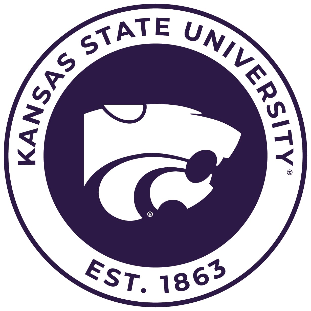 Kansas State Wildcats Decorative Round Magnet Officially Licensed Collegiate Product 2-Inch